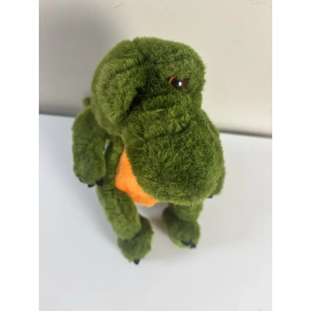Vtg Rhode Island Novelty Green Alligator Crocodile Plush 9” Stuffed Animal